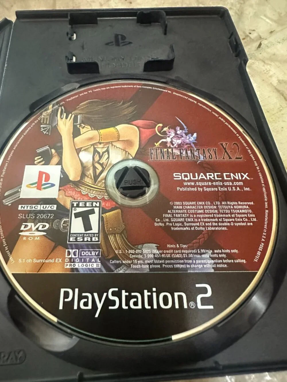 Final Fantasy X-2 Sony PlayStation 2 PS2 CIB Complete Tested Black Label RPG